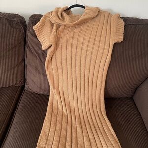Cozy Tan Knit Sweater
